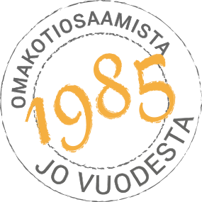 Omakotiosaamista jo vuodesta 1985